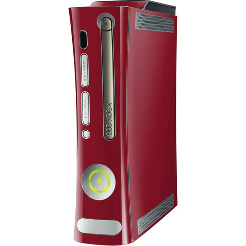 Burgundy Solid Xbox 360 (Includes HDD) Skin